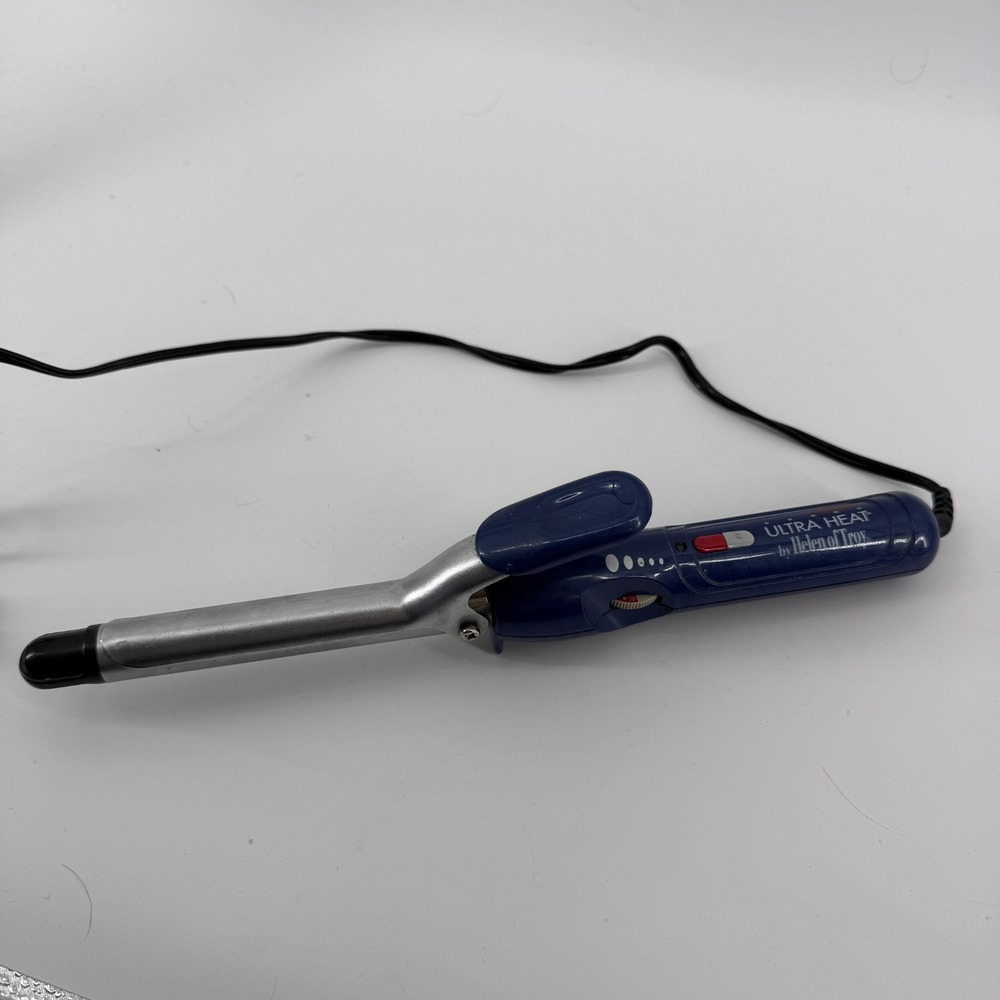 Helen of Troy Curling Iron Ultra‎ Heat 8603 Professional Hair Styling Blue Works